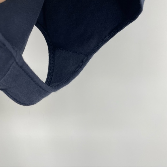 Aritzia  Community Intent Bodysuit Sleeveless Scoop open back in Navy XXS - Picture 11 of 15